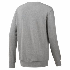 Bluza Męskie Reebok Classic French Terry Big Iconic Crewneck Szare/Czarne PL 47AZTRM